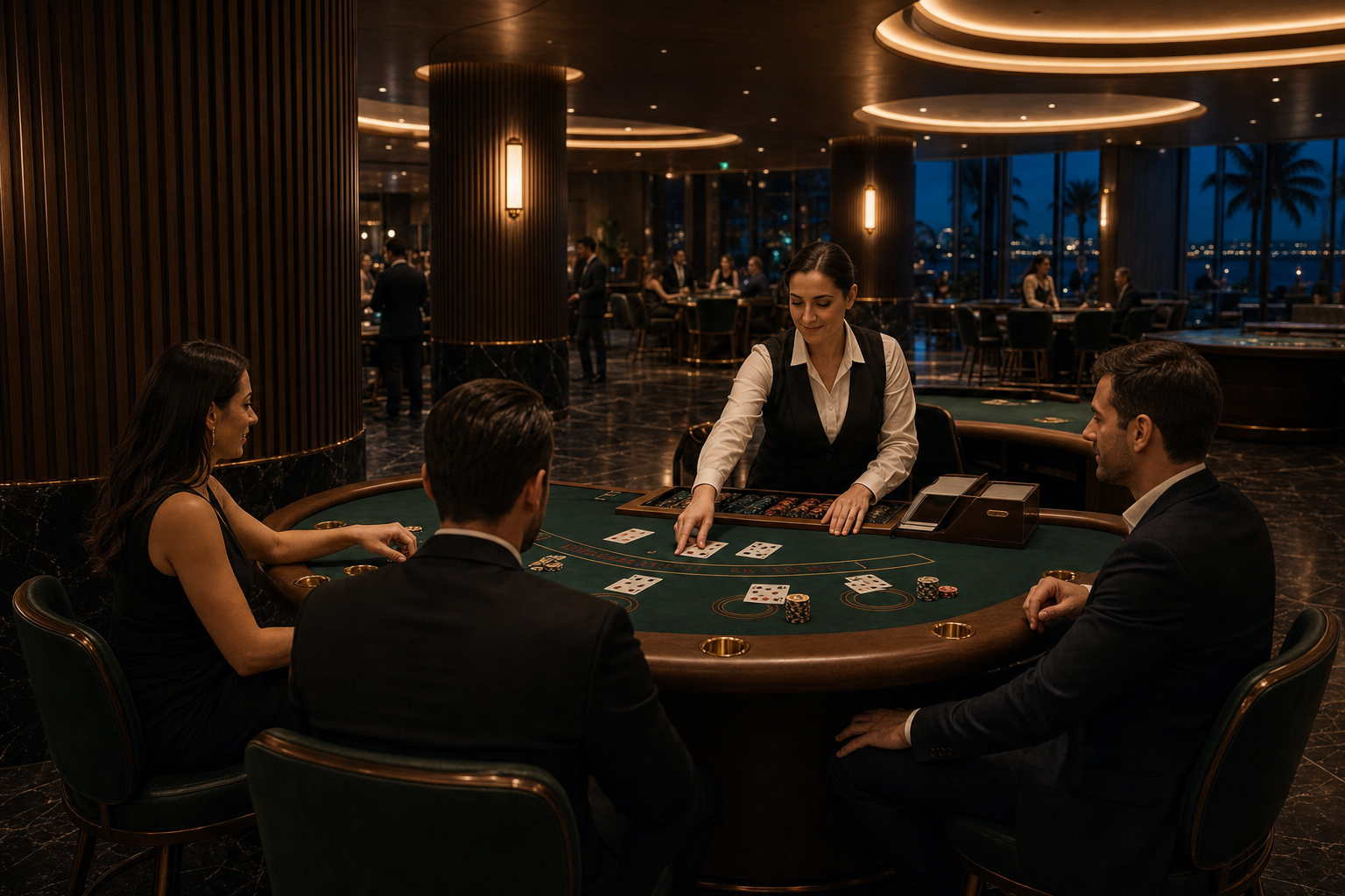 The Ville Blackjack table at Townsville Casino